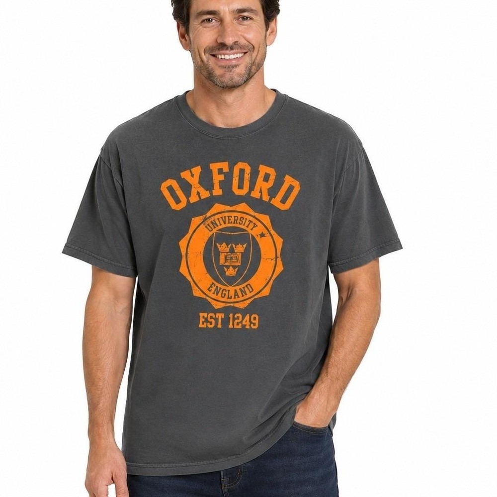 Oxford University England T Shirt Mens L Athletic Clothing Co Tee Tshirt
